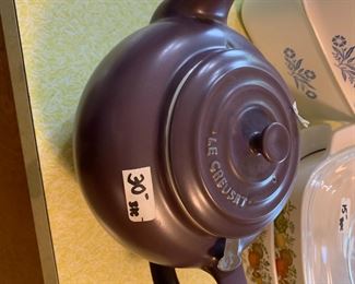 #155 La Creuset Purple Tea Pot $30.00