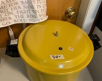 #159 Mustard Yellow presto Pressure Cooker $50.00