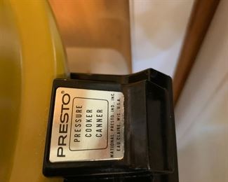 #159 Mustard Yellow presto Pressure Cooker $50.00