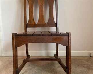 Wood vintage chair 