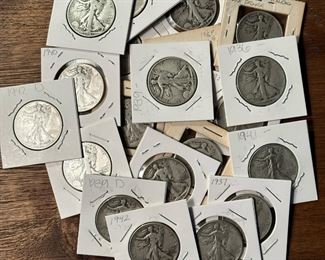 Walking Liberty SILVER Half Dollars