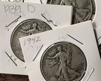 Walking Liberty SILVER Half Dollars