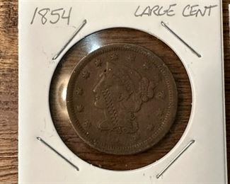 1854 Liberty Head Large Cent