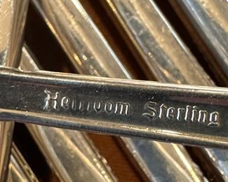 Damask Rose by Oneida Sterling SILVER Flatware Set