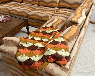 MCM Danish SELIG 2 Piece Modular Sofa Sectional 