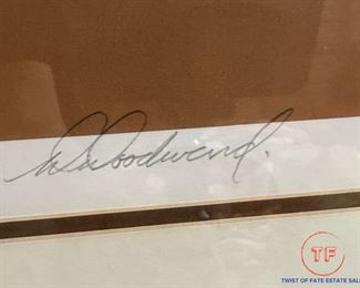 Signed Limited Edition Serigraph "Desert View" by WARREN WOODWARD