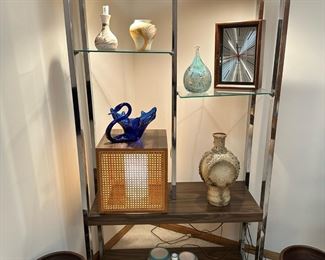 MCM Eyeball CHROME Lighted Display Stand