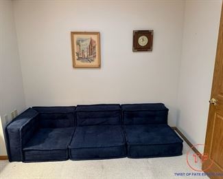 MCM Style Pottery Barn Lounge Sectional