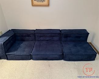 MCM Style Pottery Barn Lounge Sectional