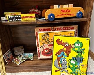 Vintage Gameboard and Toys