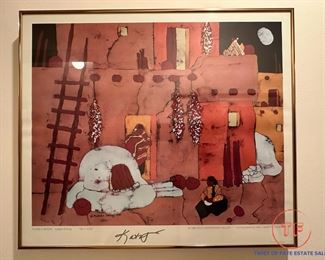 Signed Framed Gallery Poster by KATALIN EHLING 