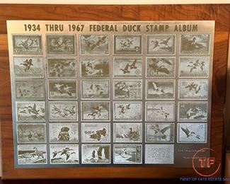 Duck Stamp Album Plaque (1934 - 1967)