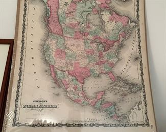 1800's North America Map