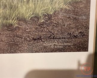 Signed Limited Edition Print "Grandpa Lloyd's Air-Conditioned A" by NEAL R ANDERSON