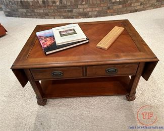 PETERS-REVINGTON Coffee Table with Drop Leaf Sides