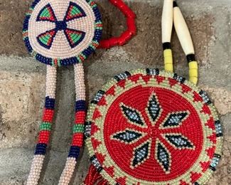 Hand Made Beaded Native American Necklaces