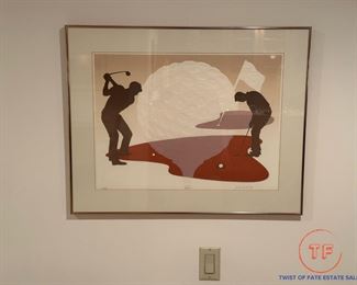 Signed Limited Edition Serigraph "Fore" by WARREN WOODWARD