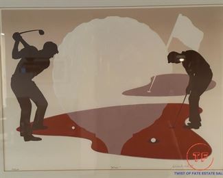 Signed Limited Edition Serigraph "Fore" by WARREN WOODWARD