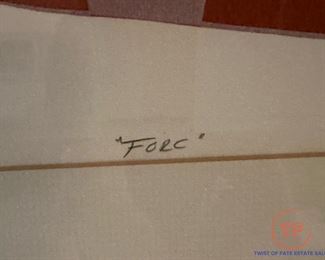 Signed Limited Edition Serigraph "Fore" by WARREN WOODWARD