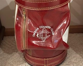 Omaha Country Club Golf Bag Trash Can