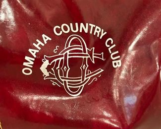Omaha Country Club Golf Bag Trash Can