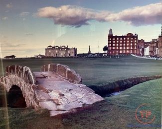 "Old Course, St. Andrews Scotland" Signed Framed Photo