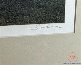 "Old Course, St. Andrews Scotland" Signed Framed Photo