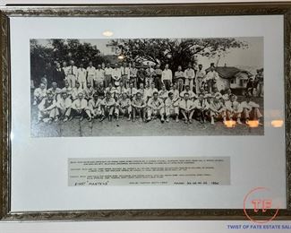 1934 First Masters Reproduced Framed Photograph