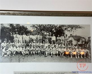 1934 First Masters Reproduced Framed Photograph