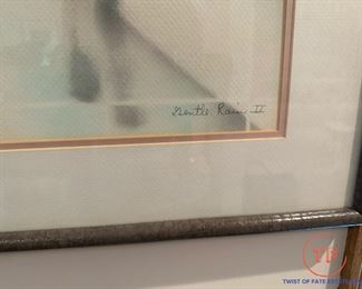 Signed Limited Edition by MEL STAUFFER "Gentle Rain II"