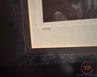 THOMAS KINKADE Signed Special Edition "Flags Over the Capitol" (152/1991)