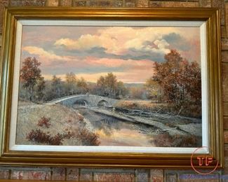 Original Oil on Canvas by JACK HETTERICH (Nebraska)