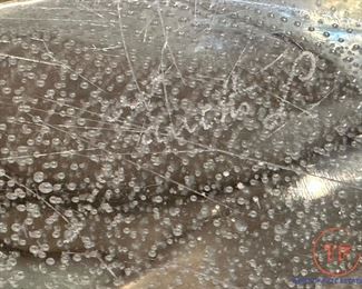 Signed Murano Style Glass Mallard Duck