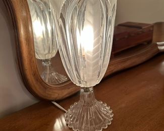Crystal Faceted Lamp
