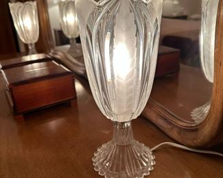 Crystal Faceted Lamp