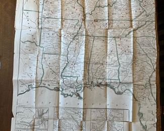 Late 1800’s Civil War Pocket Map