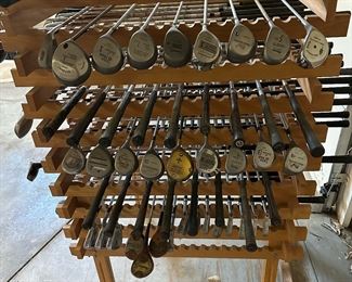Large Assortment of Golf Clubs