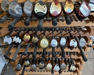 Large Assortment of Golf Clubs