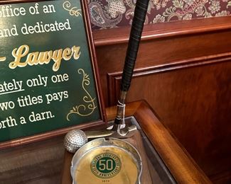 HIGHLAND COUNTRY CLUB 50th Anniversary Ashtray