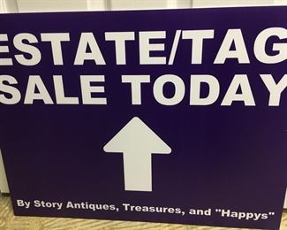 Watch for our signs!