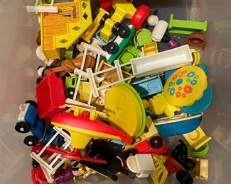 Lots of Fisher Price little people buildings and accessories