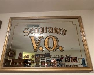 Gorgeous Seagrams sign, the letters are arched so it's better than the standards!