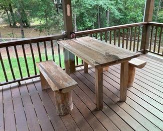 wonderful, handmade farm table