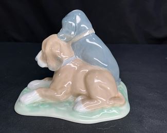 Nao by Lladro #1046 2 Spaniel Puppies
