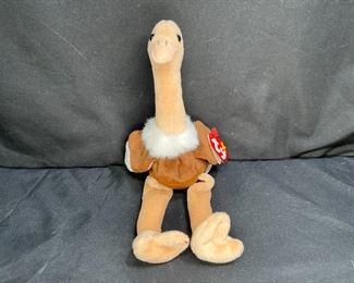 Rare "Stretch" The Ostrich Beanie Baby