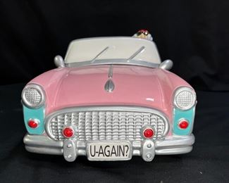 Rare Maxine '57 Chevy Cookie Jar Signed J. Wagner