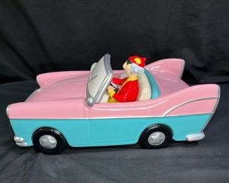 Rare Maxine '57 Chevy Cookie Jar Signed J. Wagner