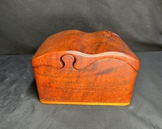 Handmade Walnut & Myrtle Puzzle Box