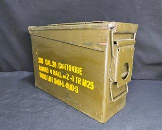Vintage Military Grade Ammo Can
