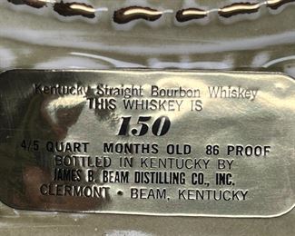 TG 1964 Jim Beam 150mo Old Collectible Decanter